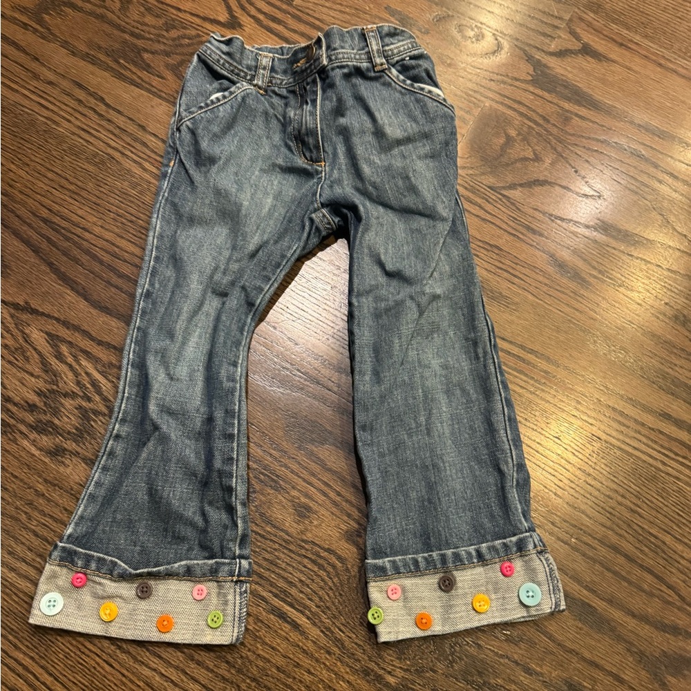 Gymboree Kids Denim Jeans with Colorful Button Details